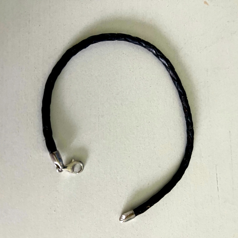 Black Leather Bracelet